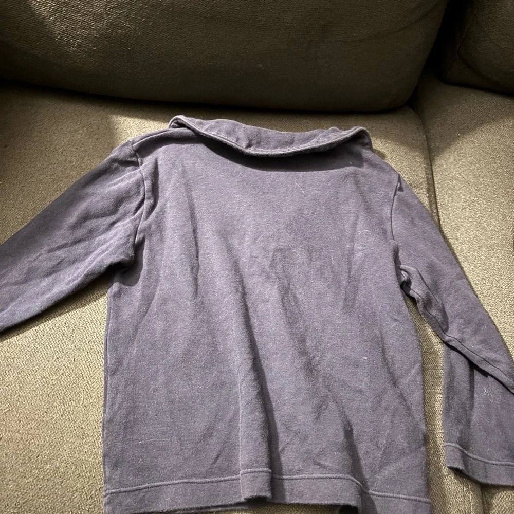 Bella Bliss Navy Blue Kids Polo Shirt Size 4